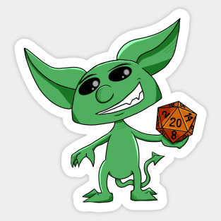 Dice Goblin Sticker